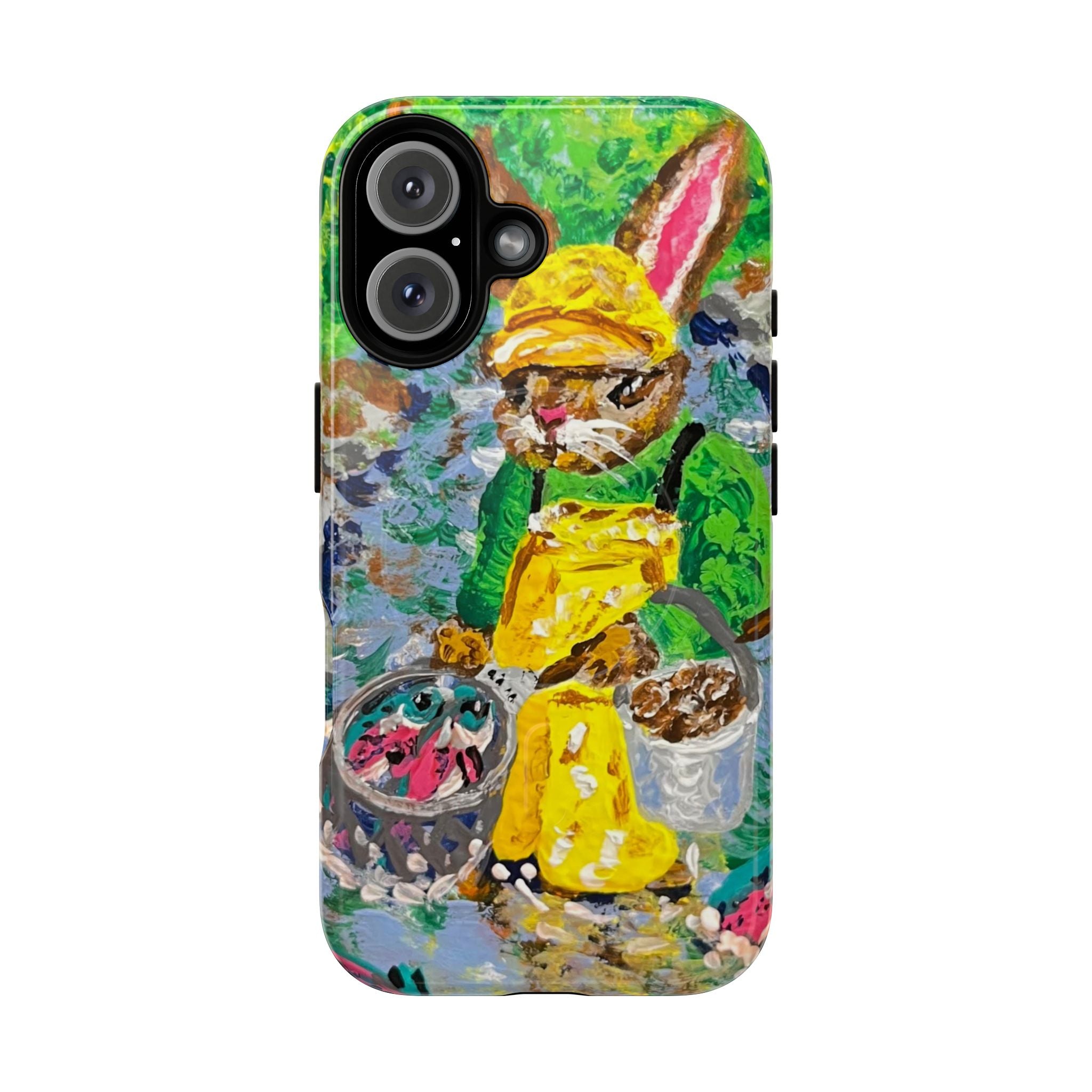Bunny Salmon Farmer Magnetic Phone Case