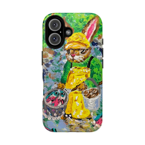 Bunny Salmon Farmer Magnetic Phone Case