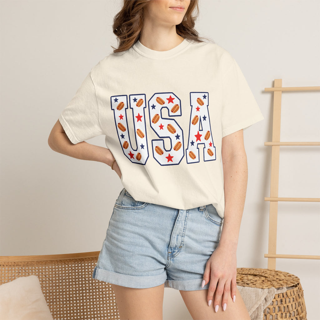 USA Hot Dog Comfort Colors® Tee