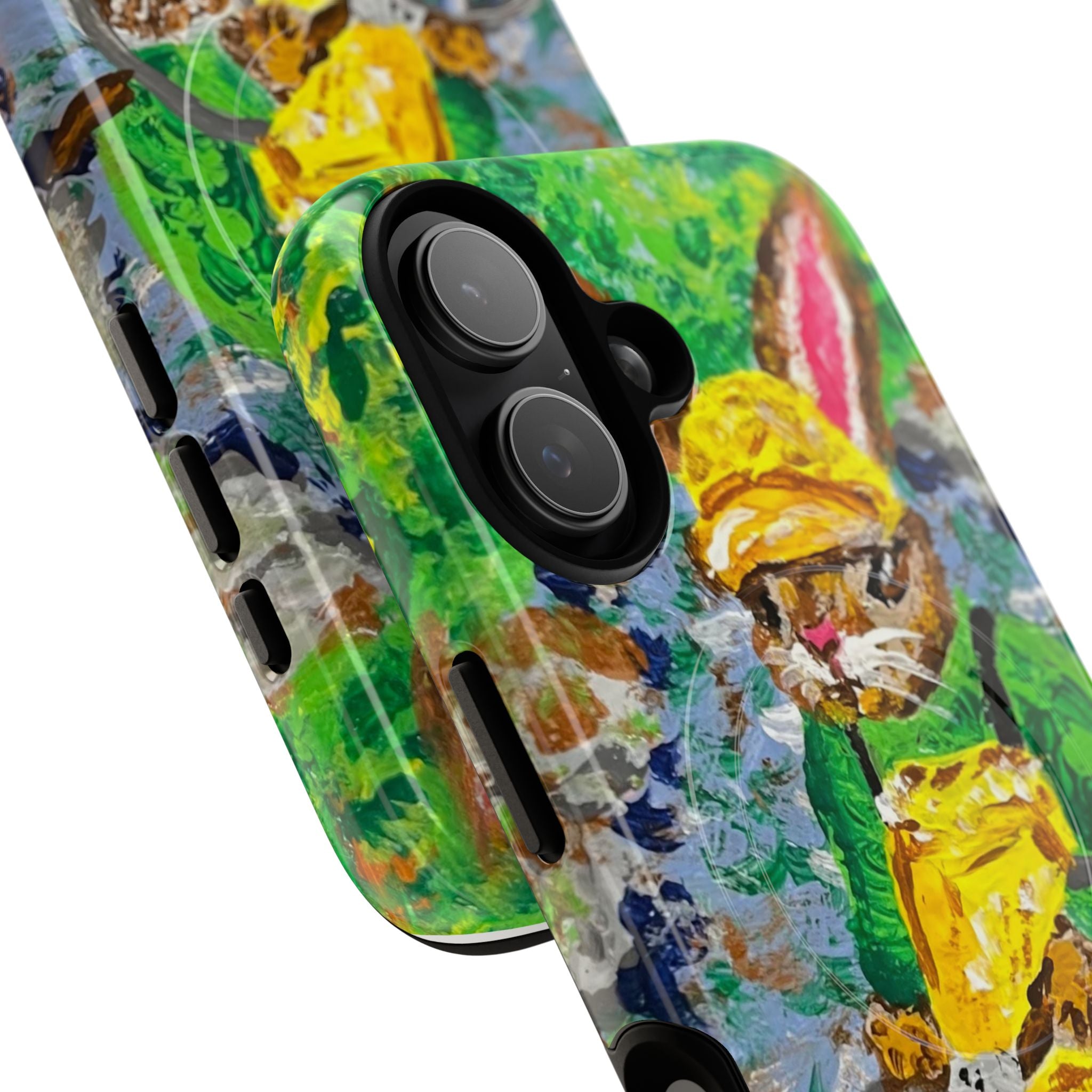 Bunny Salmon Farmer Magnetic Phone Case