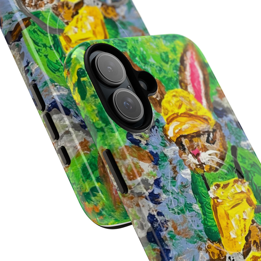 Bunny Salmon Farmer Magnetic Phone Case