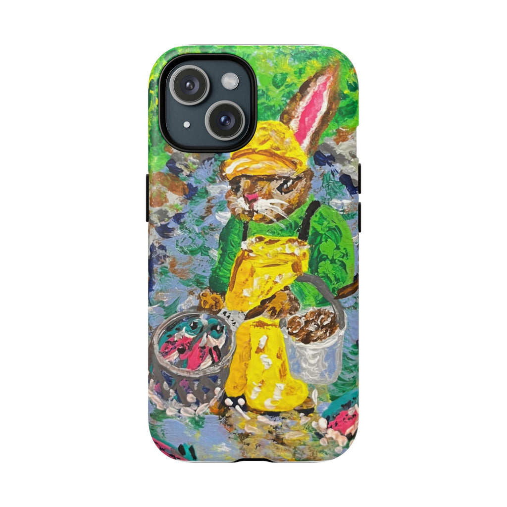 Bunny Salmon Farmer Magnetic Phone Case