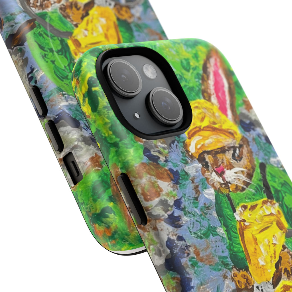 Bunny Salmon Farmer Magnetic Phone Case