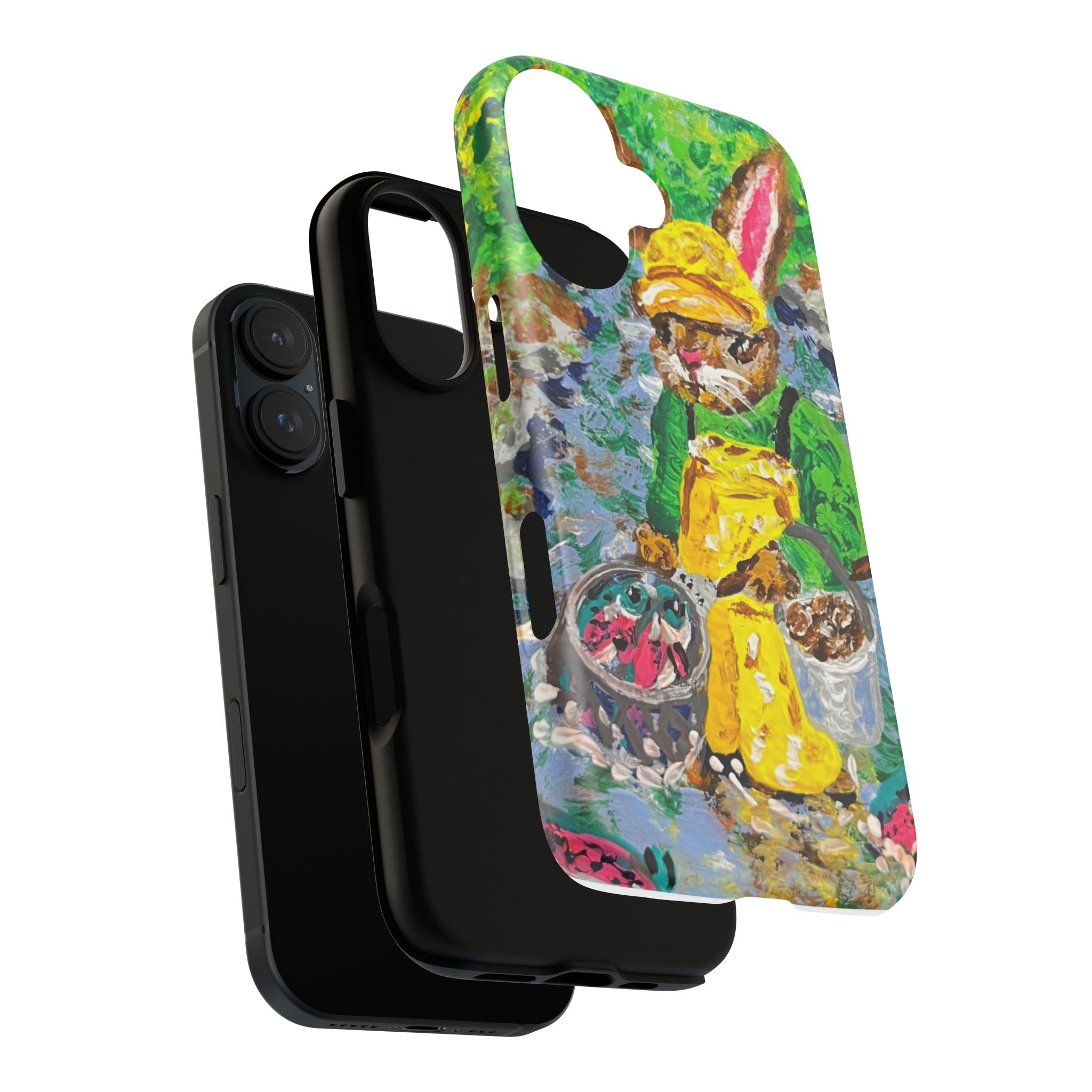 Bunny Salmon Farmer Magnetic Phone Case