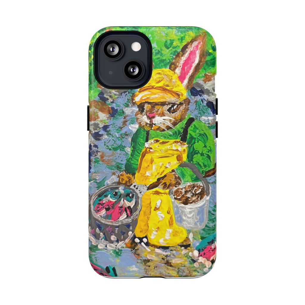 Bunny Salmon Farmer Magnetic Phone Case