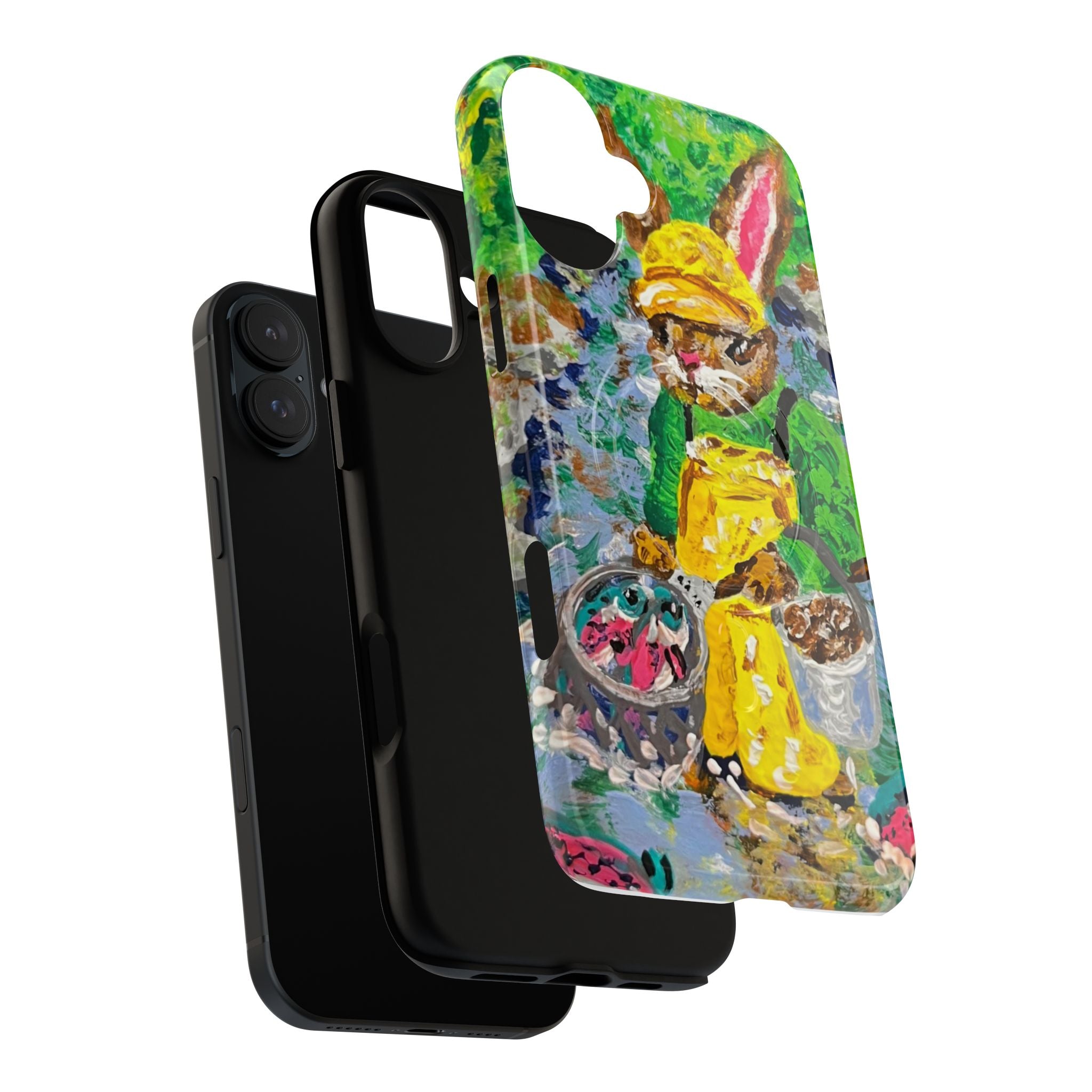 Bunny Salmon Farmer Magnetic Phone Case