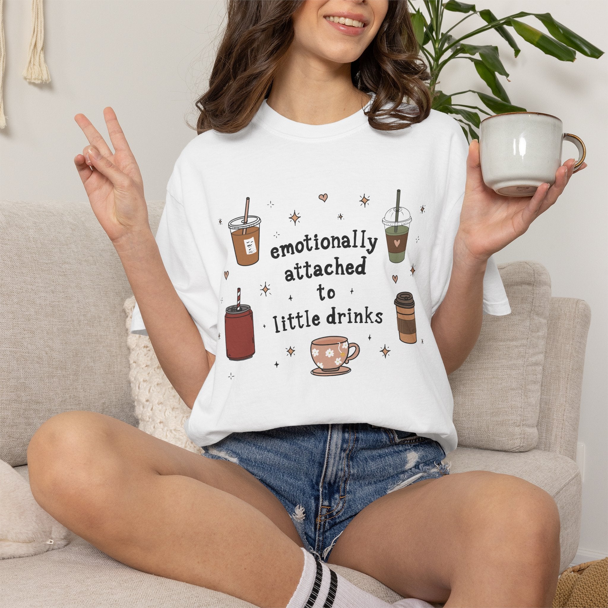 Emotionally attached to little drinks tshirt