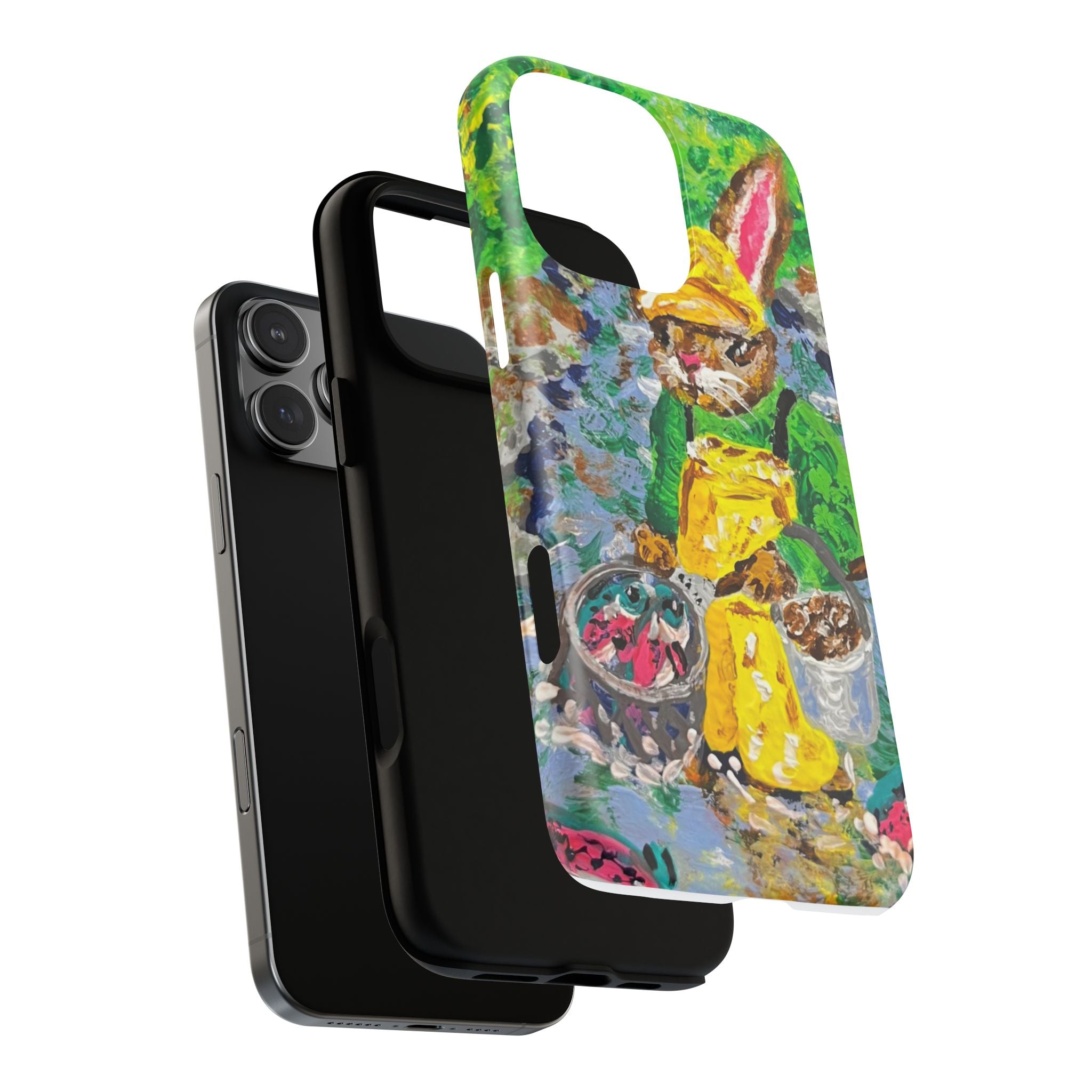 Bunny Salmon Farmer Magnetic Phone Case
