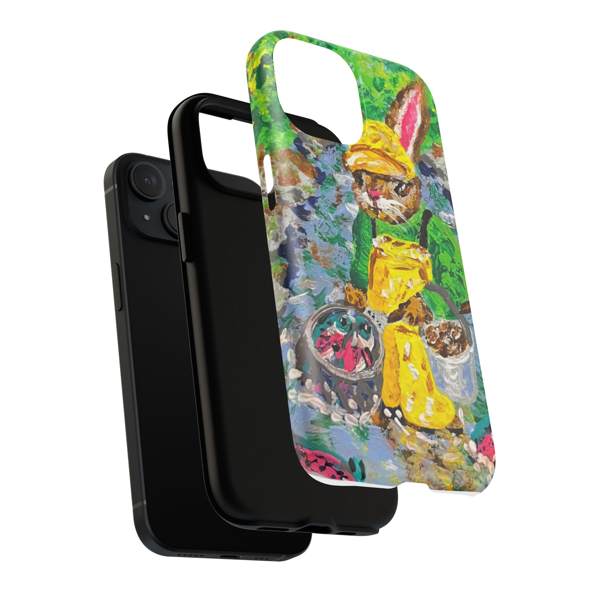 Bunny Salmon Farmer Magnetic Phone Case