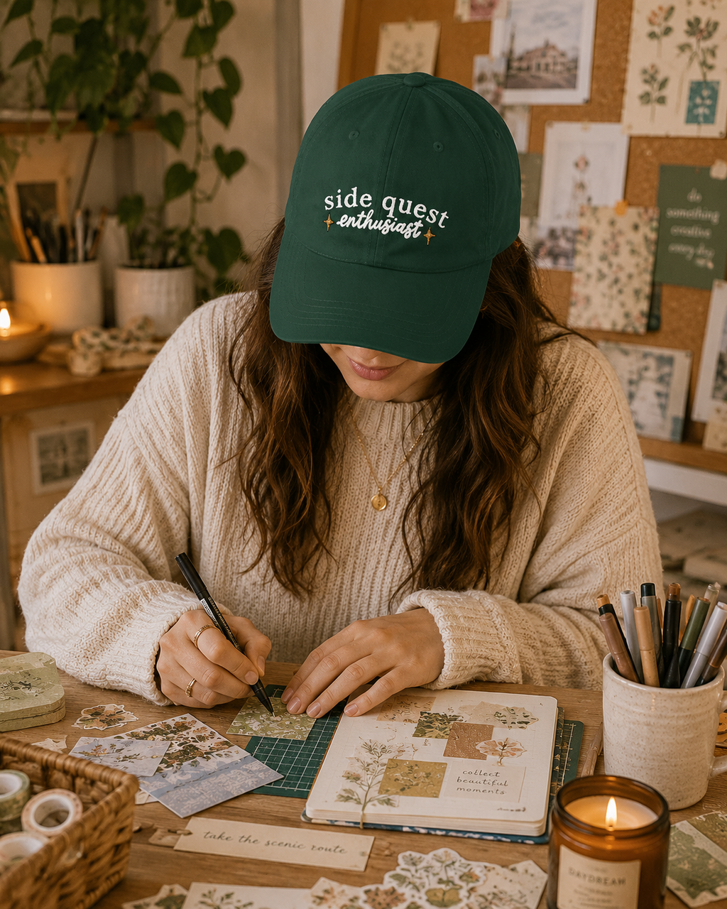 Side Quest Enthusiast Dad Cap