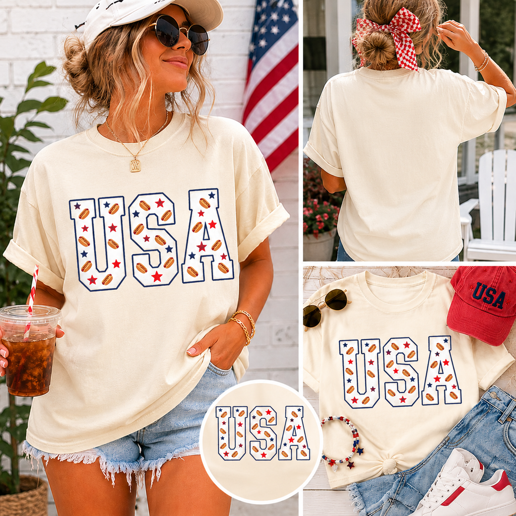 USA Hot Dog Comfort Colors® Tee