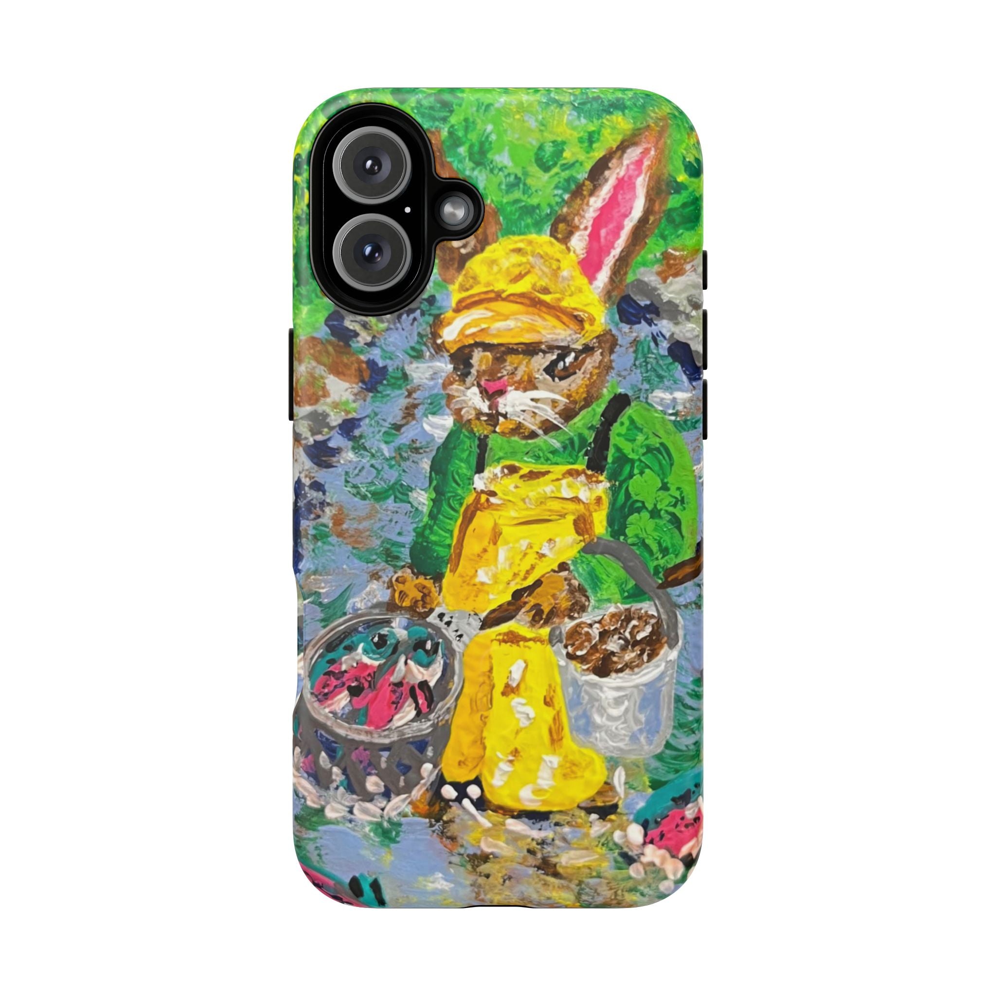 Bunny Salmon Farmer Magnetic Phone Case