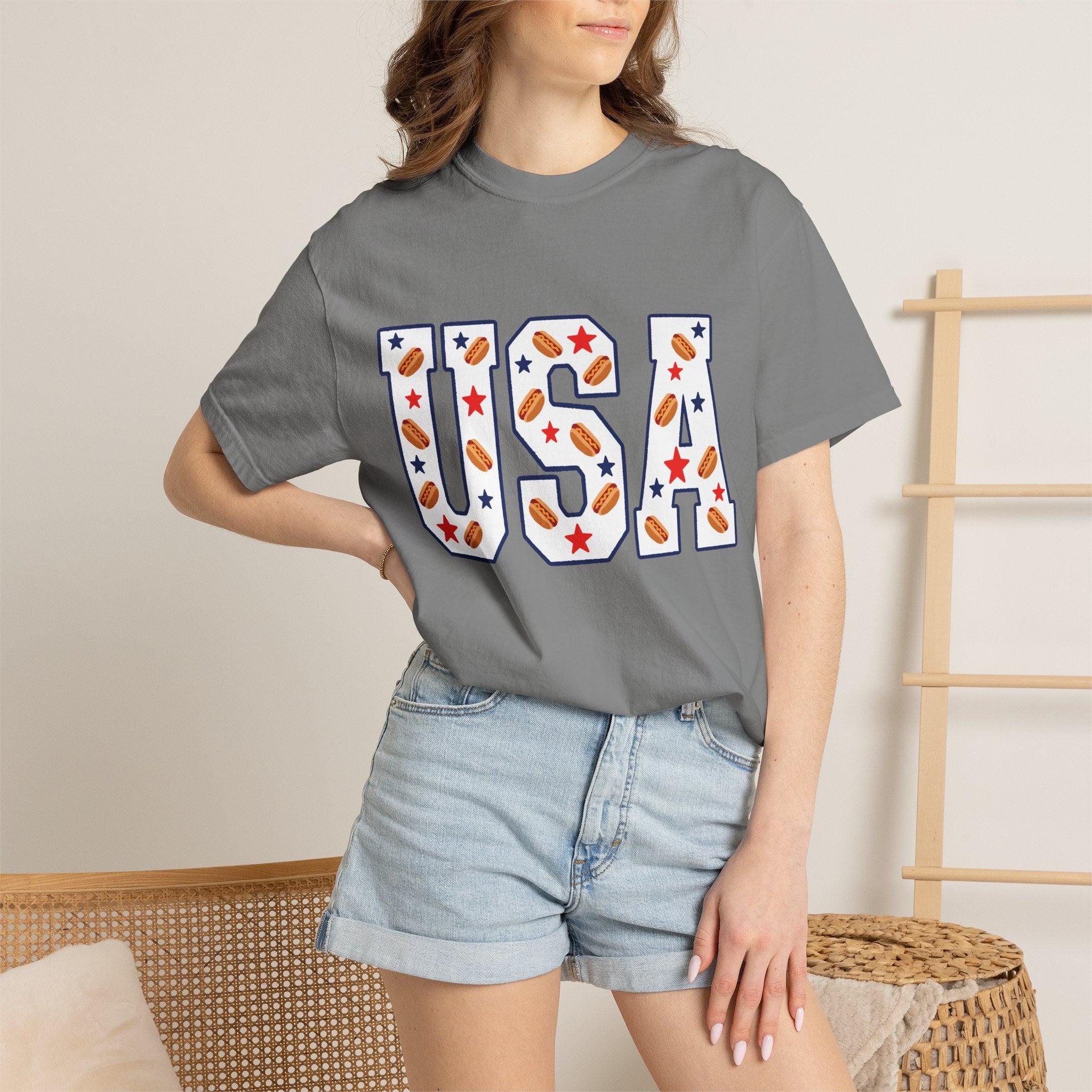 USA Hot Dog Comfort Colors® Tee